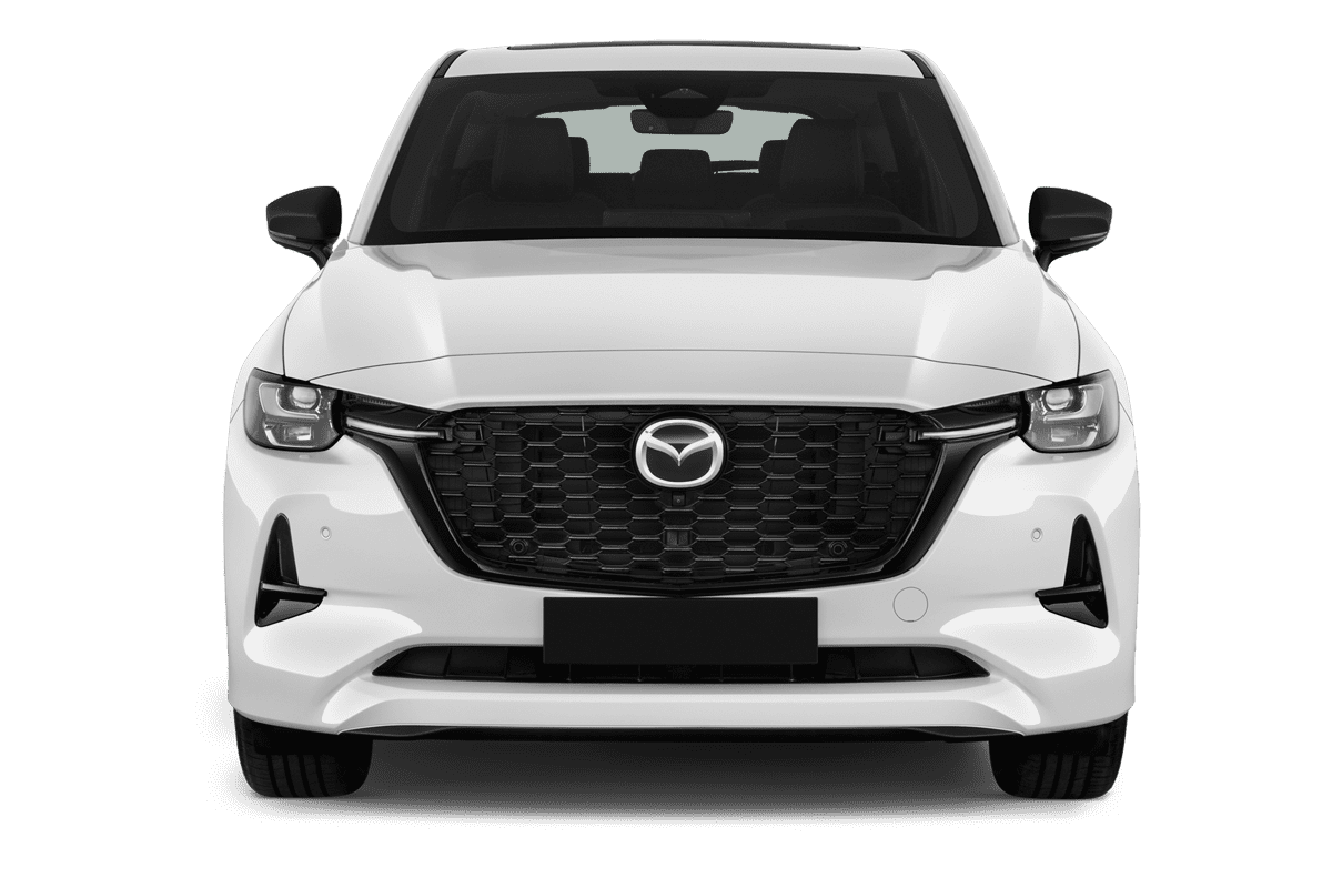 Frontansicht eines Mazda CX-60 Plug-in Hybrid , freigestellt