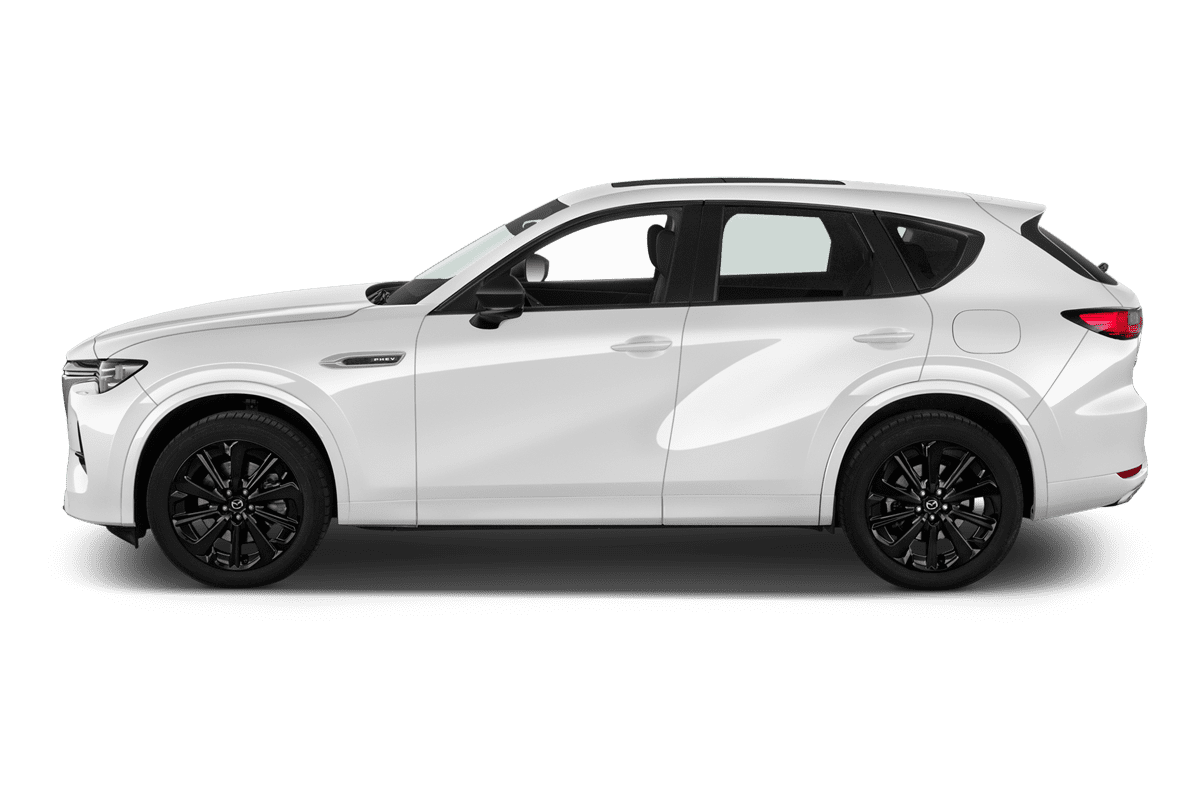 Seitenansicht eines Mazda CX-60 Plug-in Hybrid 