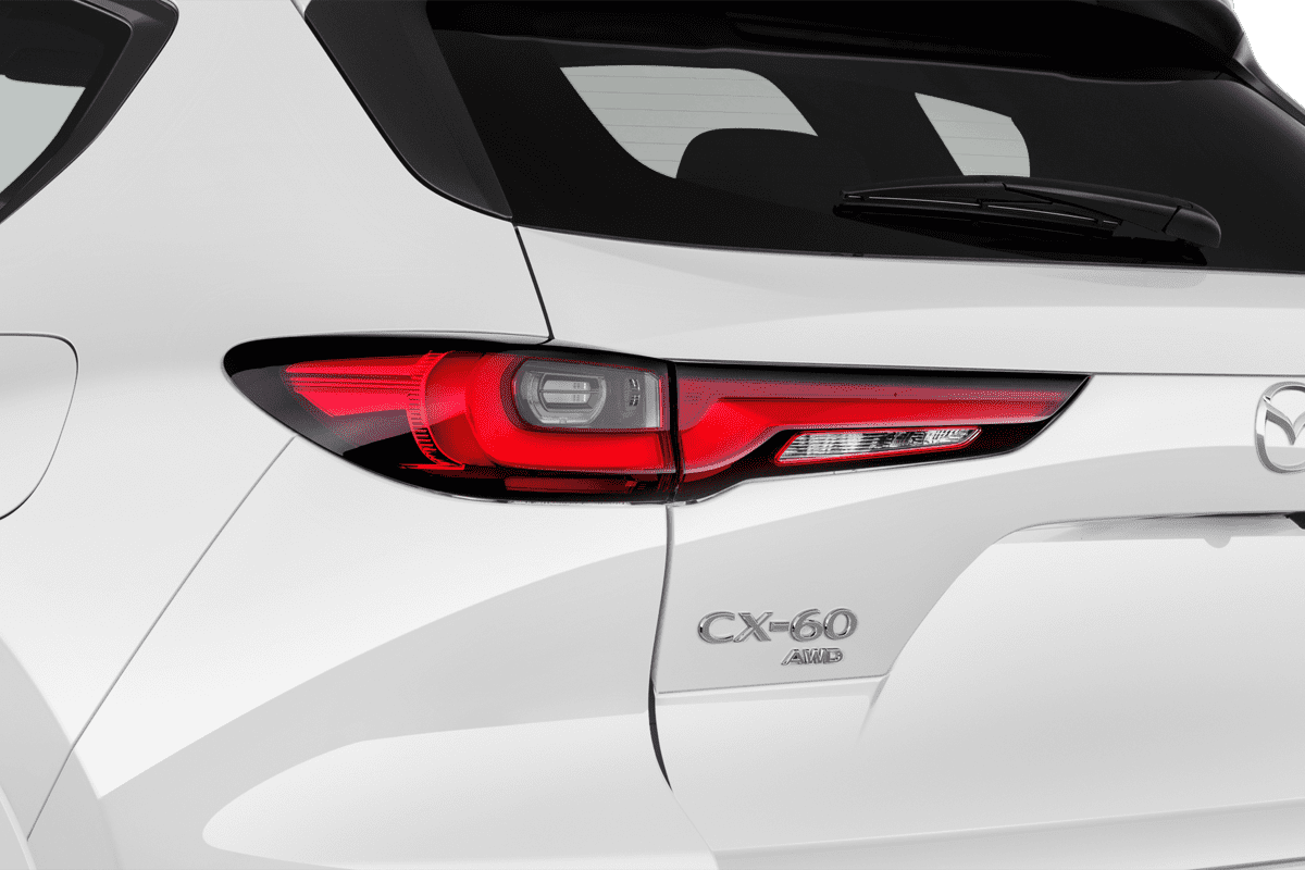 Heckleuchten eines Mazda CX-60 Plug-in Hybrid 