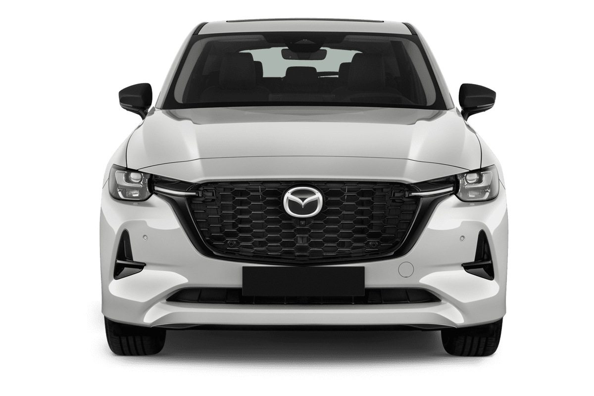 Frontansicht eines Mazda CX-60 Plug-in Hybrid , freigestellt (KI-generiert)