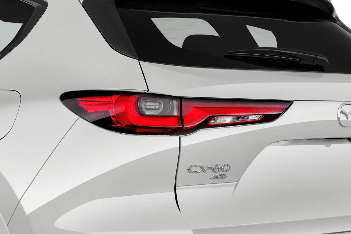 Heckleuchten eines Mazda CX-60 Plug-in Hybrid  (KI-generiert)