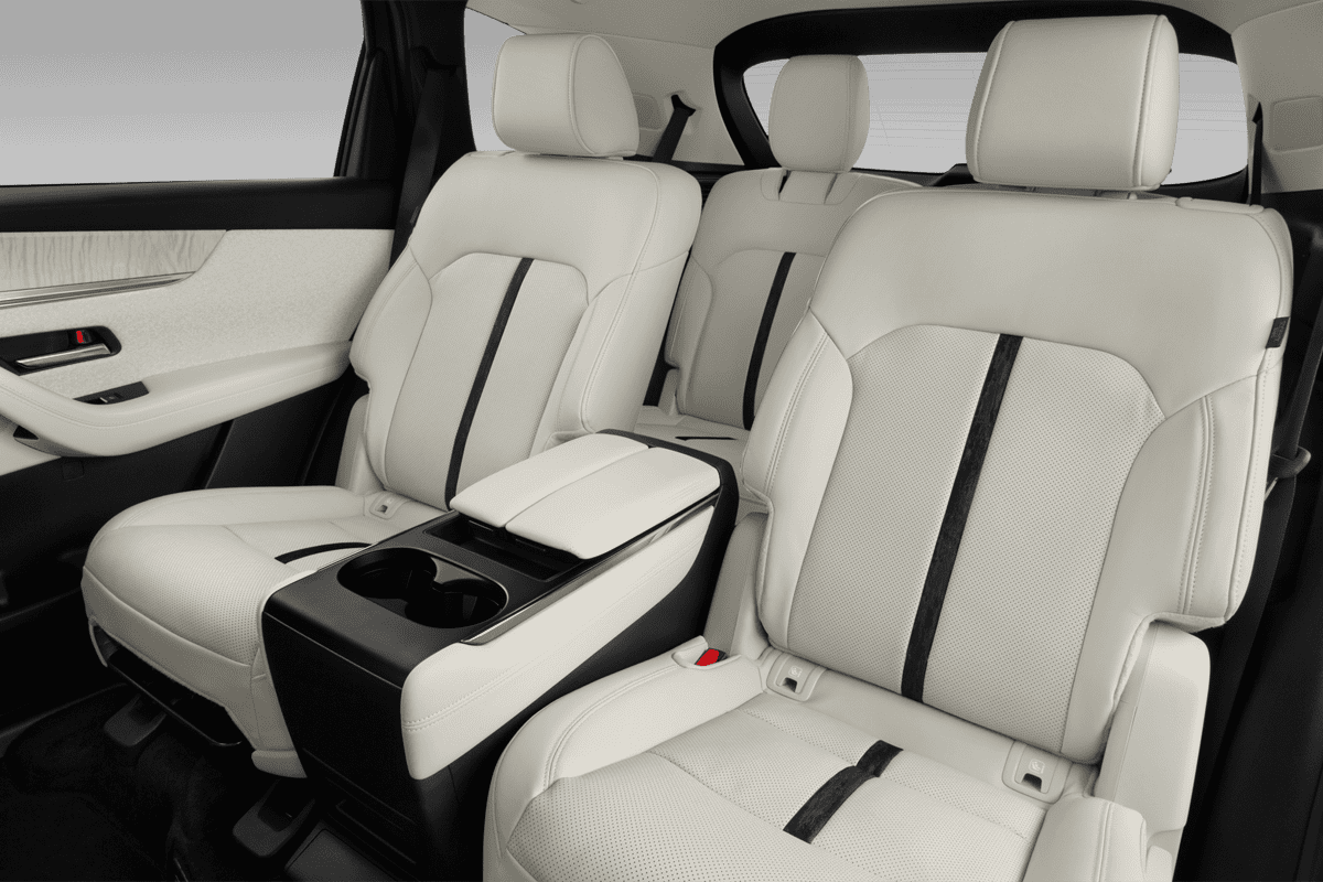 Rücksitzbank eines Mazda CX-80 Plug-in-Hybrid 
