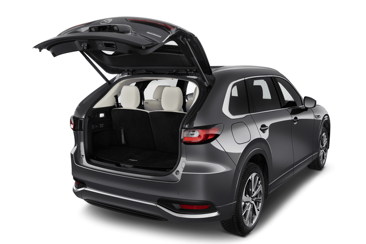 Kofferraum eines Mazda CX-80 Plug-in-Hybrid 