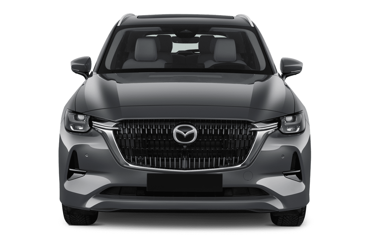 Frontansicht eines Mazda CX-80 , freigestellt (KI-generiert)