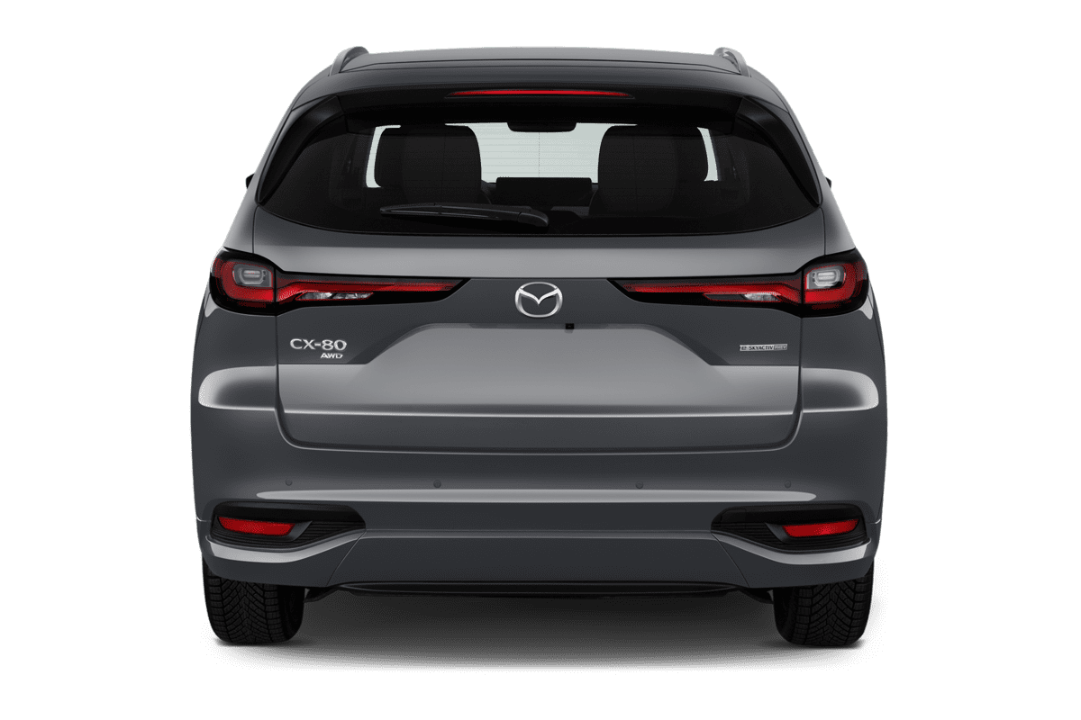 Heckansicht eines Mazda CX-80  (KI-generiert)