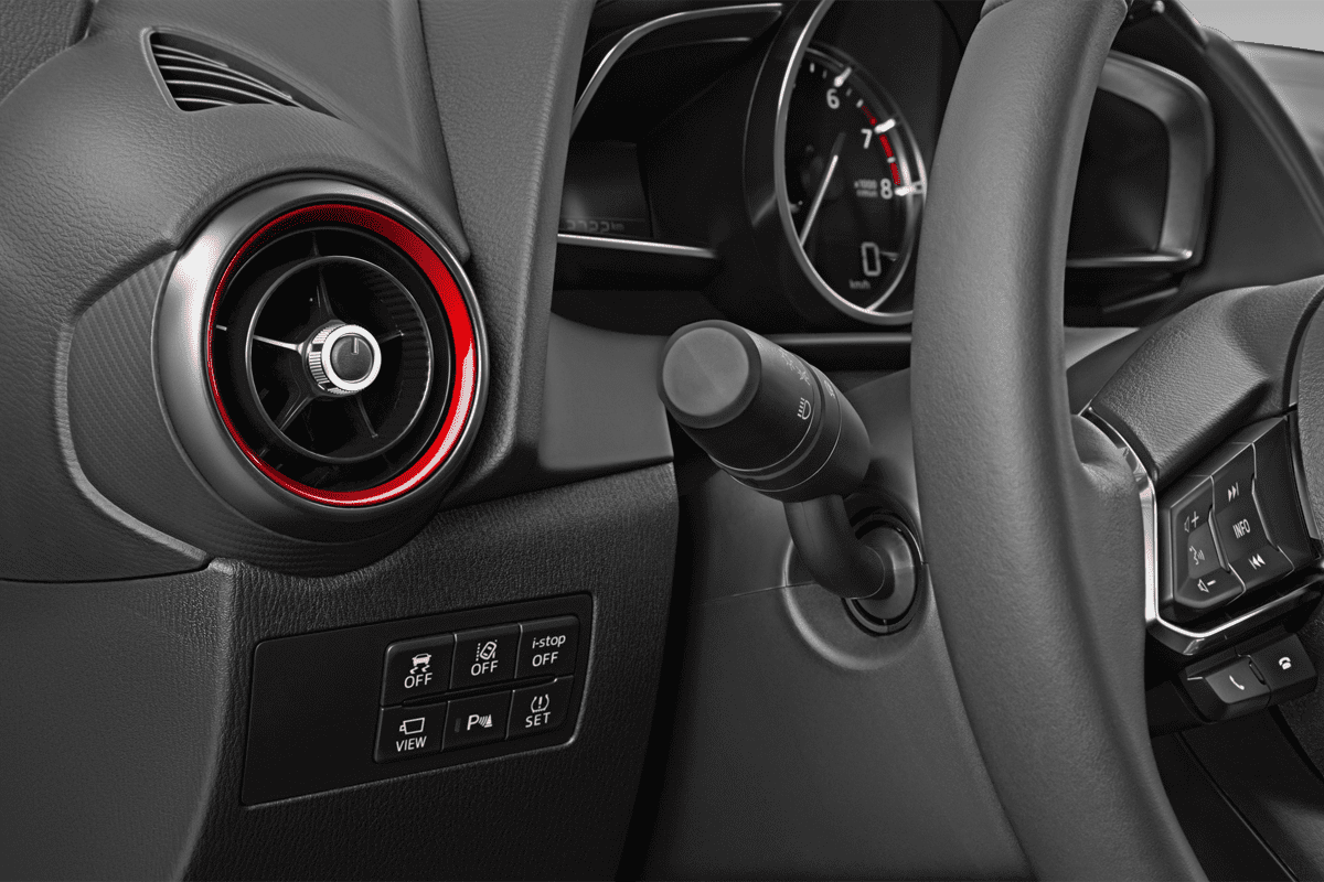 Lüftung eines Mazda 2