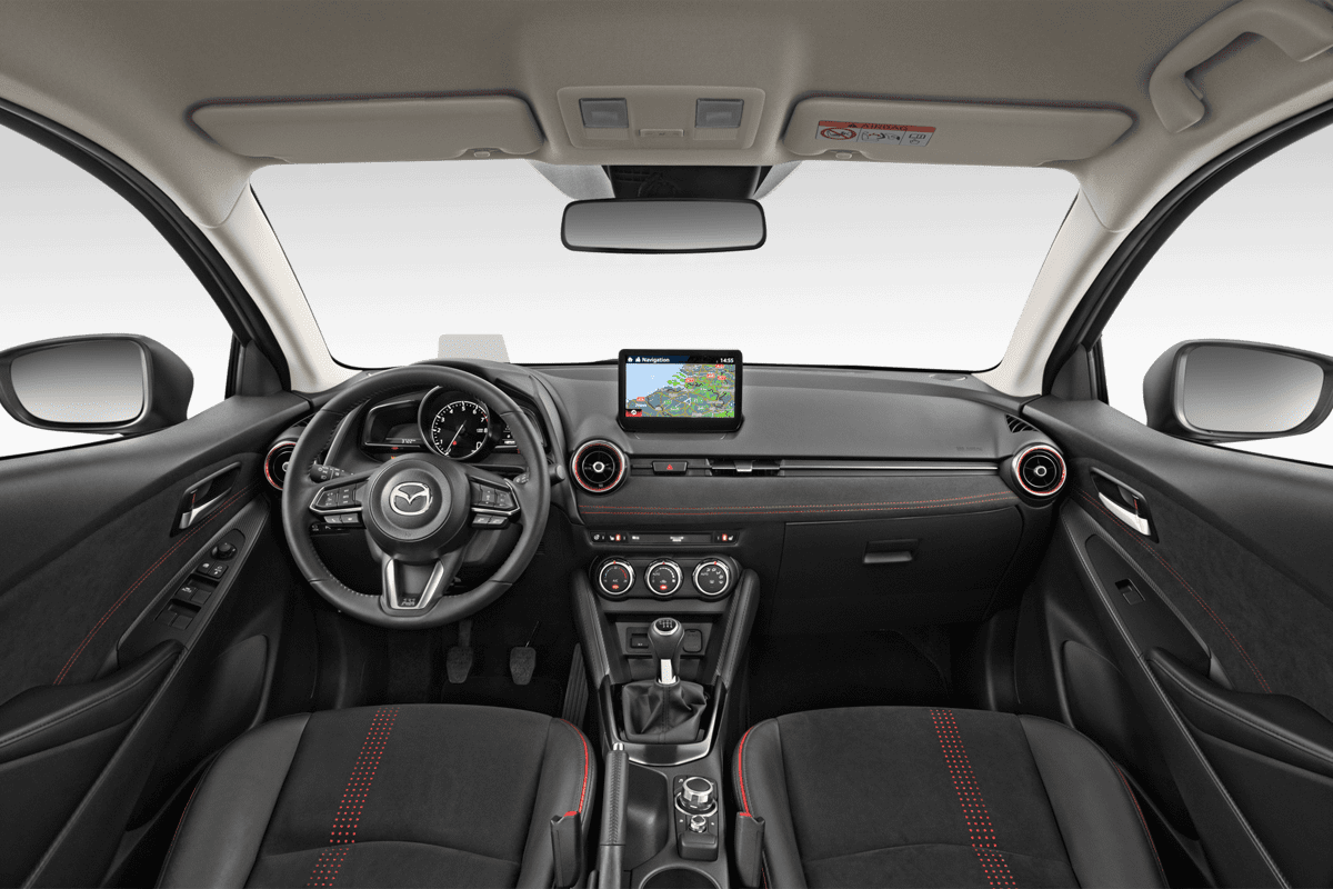 Armaturenbrett eines Mazda 2