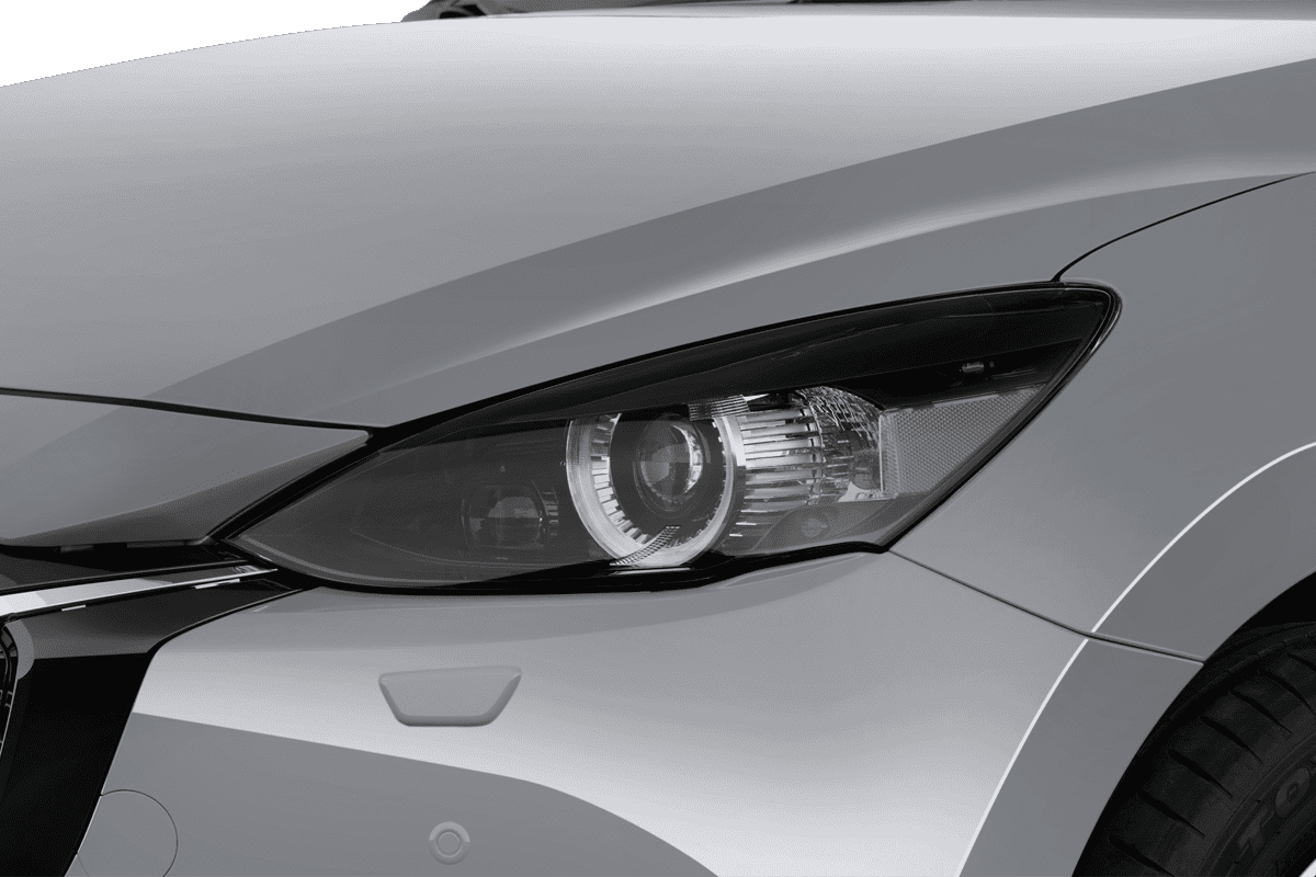 Frontscheinwerfer eines Mazda 2