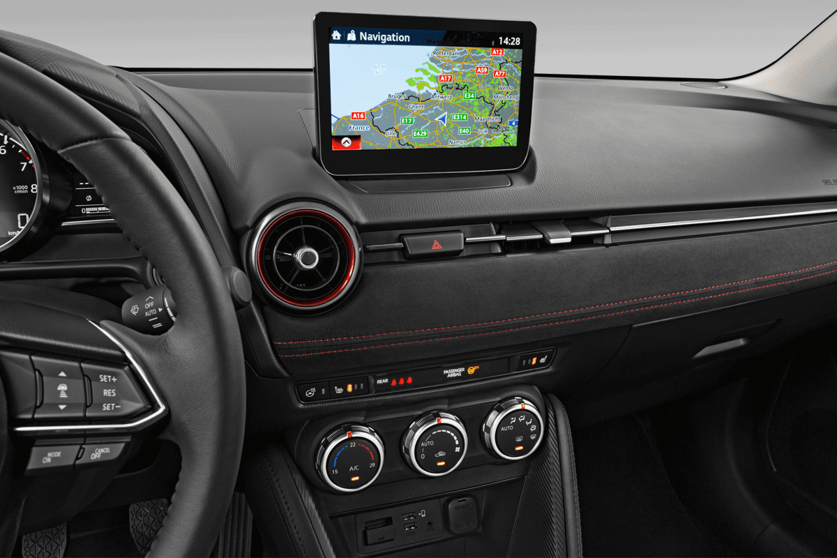 Mittelkonsole eines Mazda 2