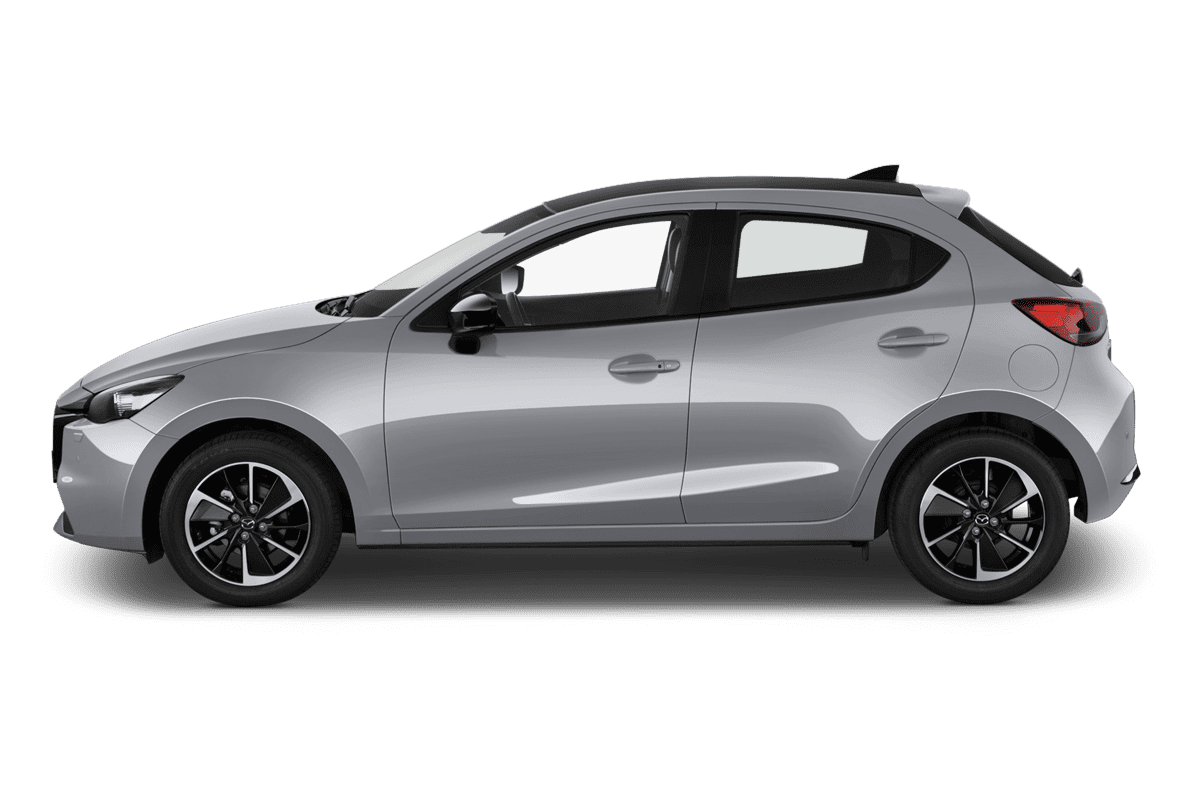 Seitenansicht eines Mazda 2