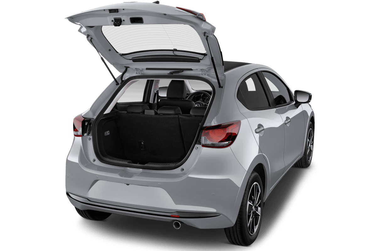 Kofferraum eines Mazda 2