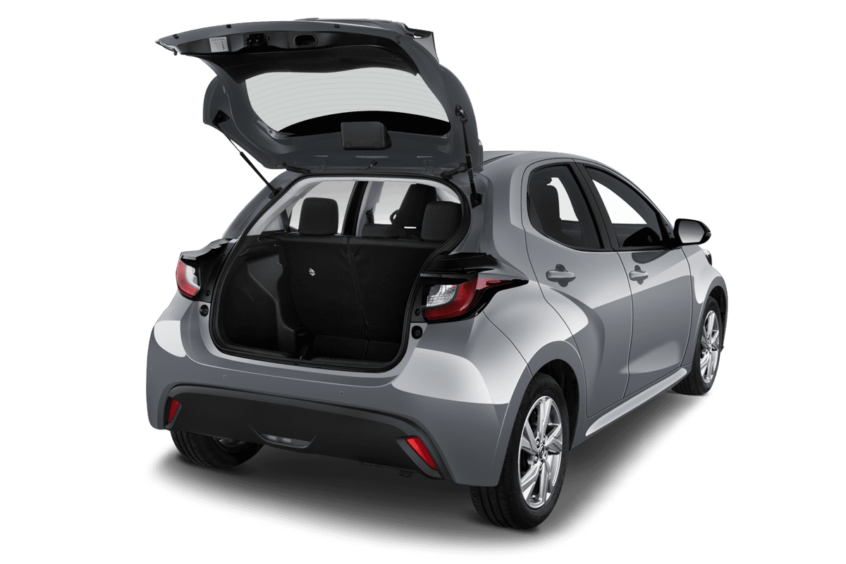 Kofferraum eines Mazda 2 Hybrid
