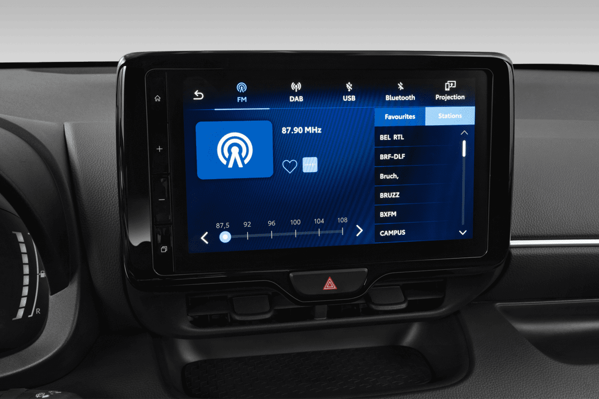 Audiosystem eines Mazda 2 Hybrid