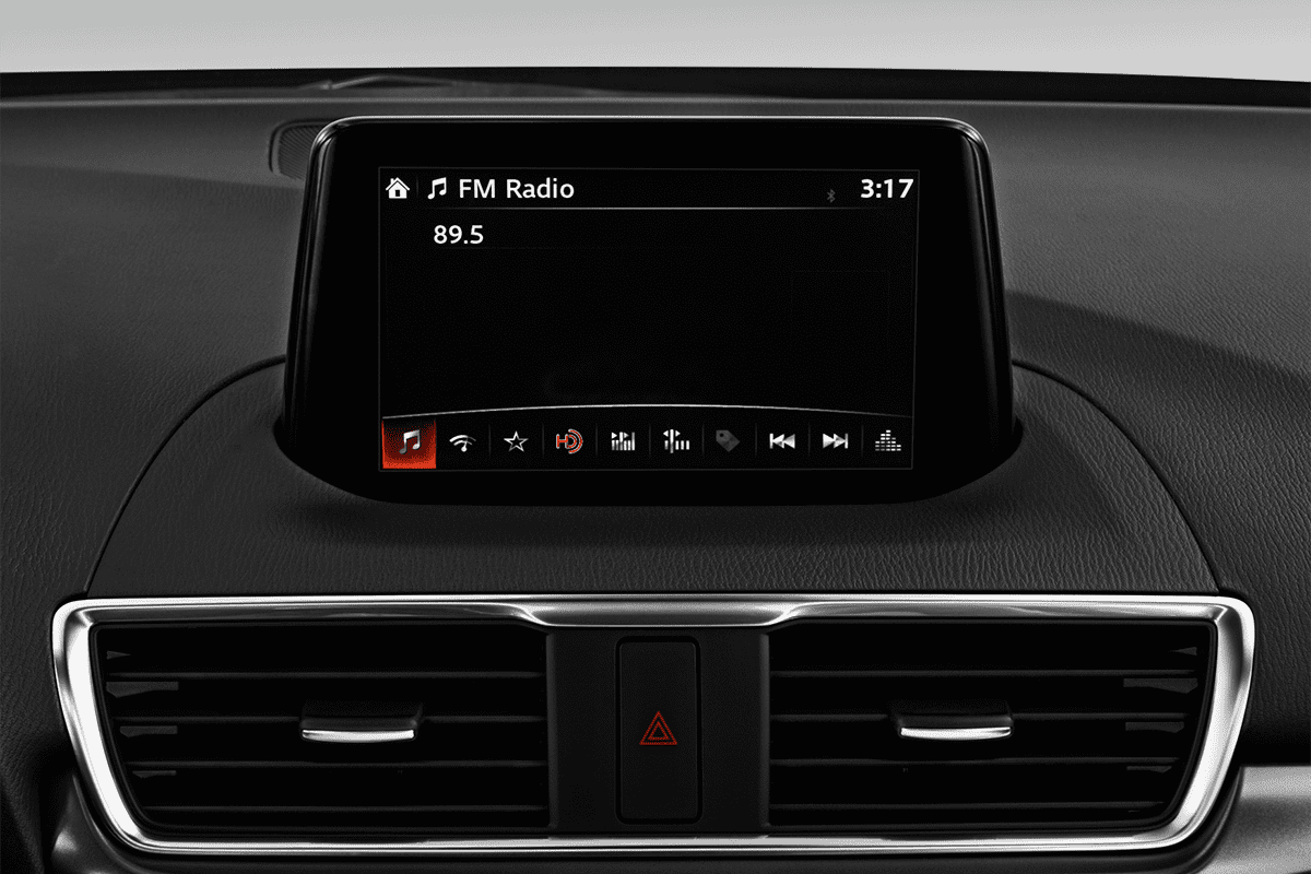 Audiosystem eines Mazda 3 5-Türer Homura
