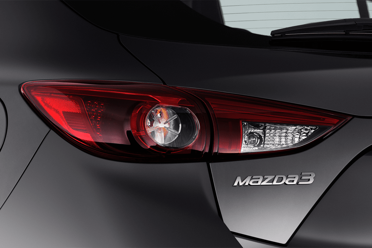 Heckleuchten eines Mazda 3 5-Türer Homura