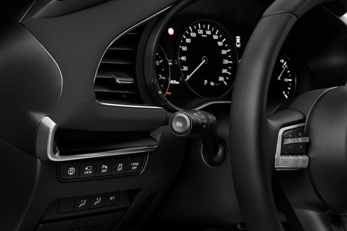 Lüftung eines Mazda 3 Fastback