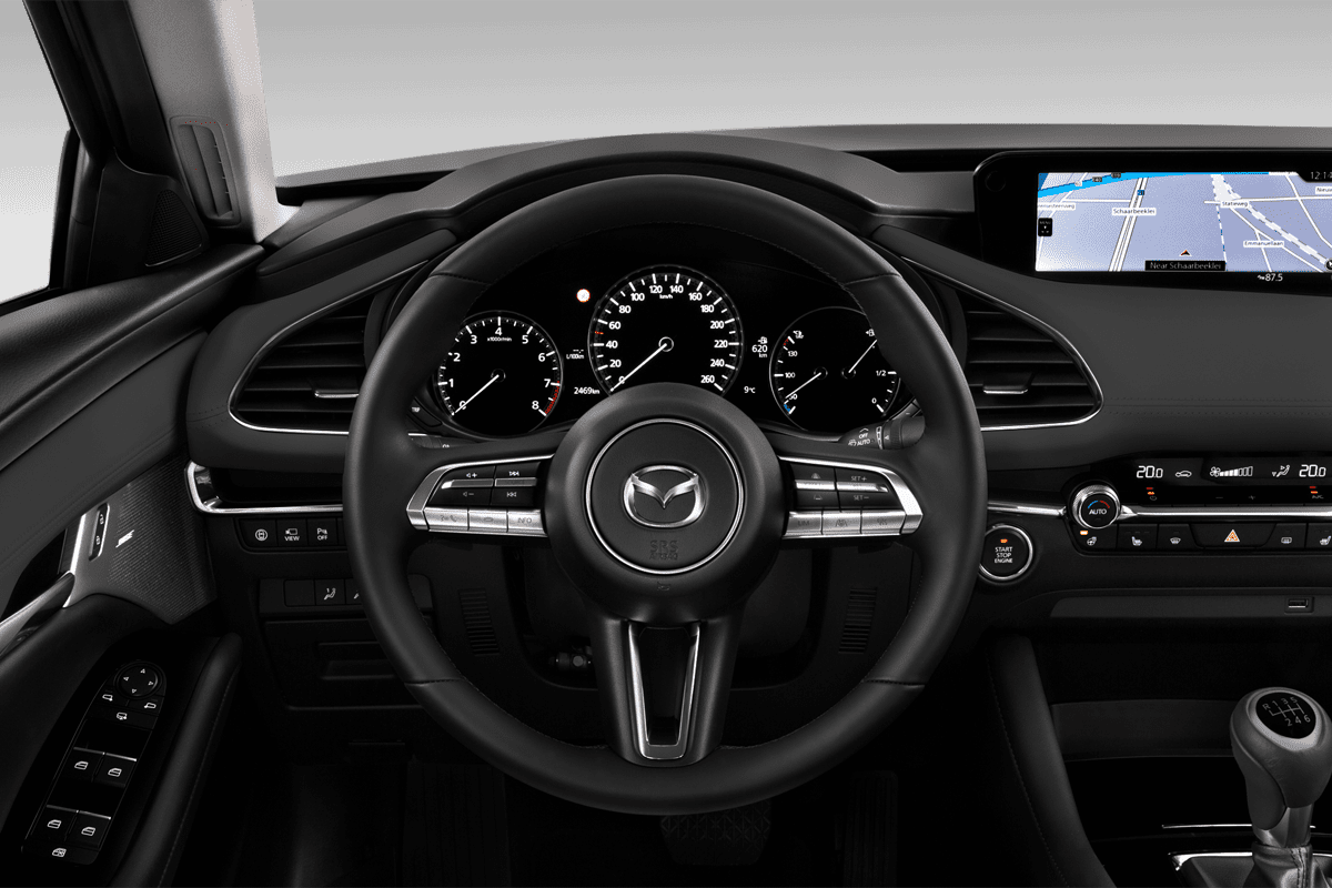 Lenkrad eines Mazda 3 Fastback