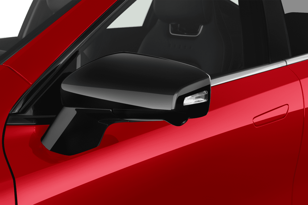 Rückspiegel eines Mazda 6e (KI-generiert)