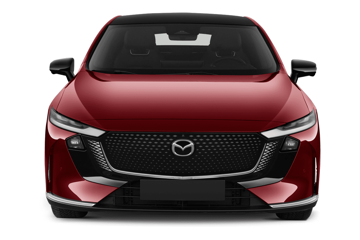 Frontansicht eines Mazda 6e, freigestellt