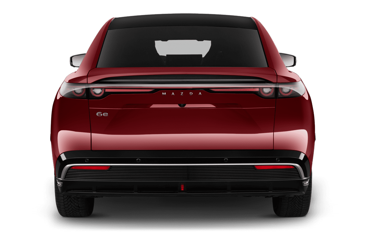 Heckansicht eines Mazda 6e