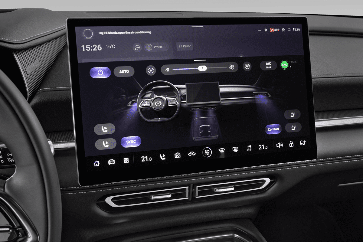 Klimasteuerung eines Mazda 6e