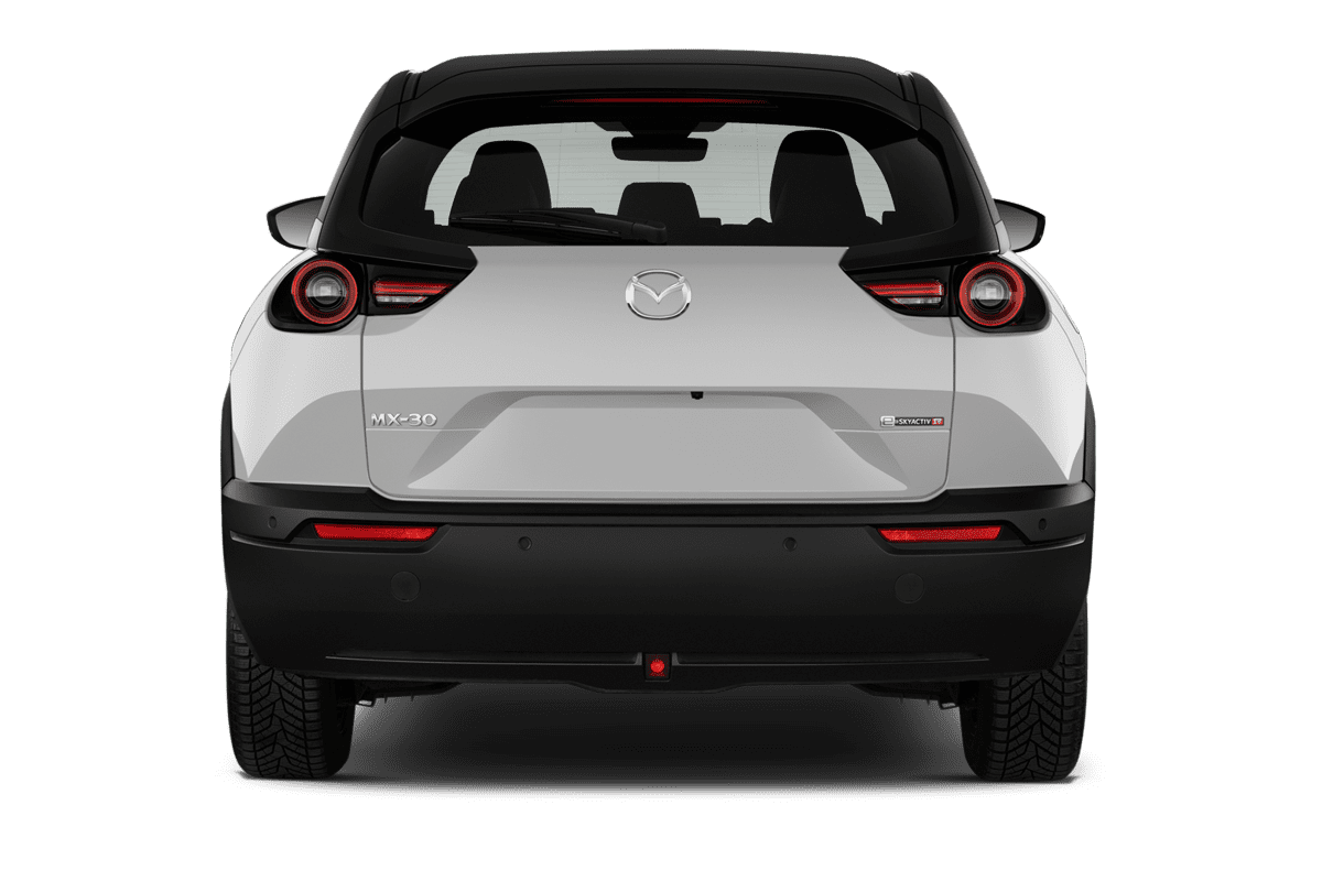 Heckansicht eines Mazda MX-30