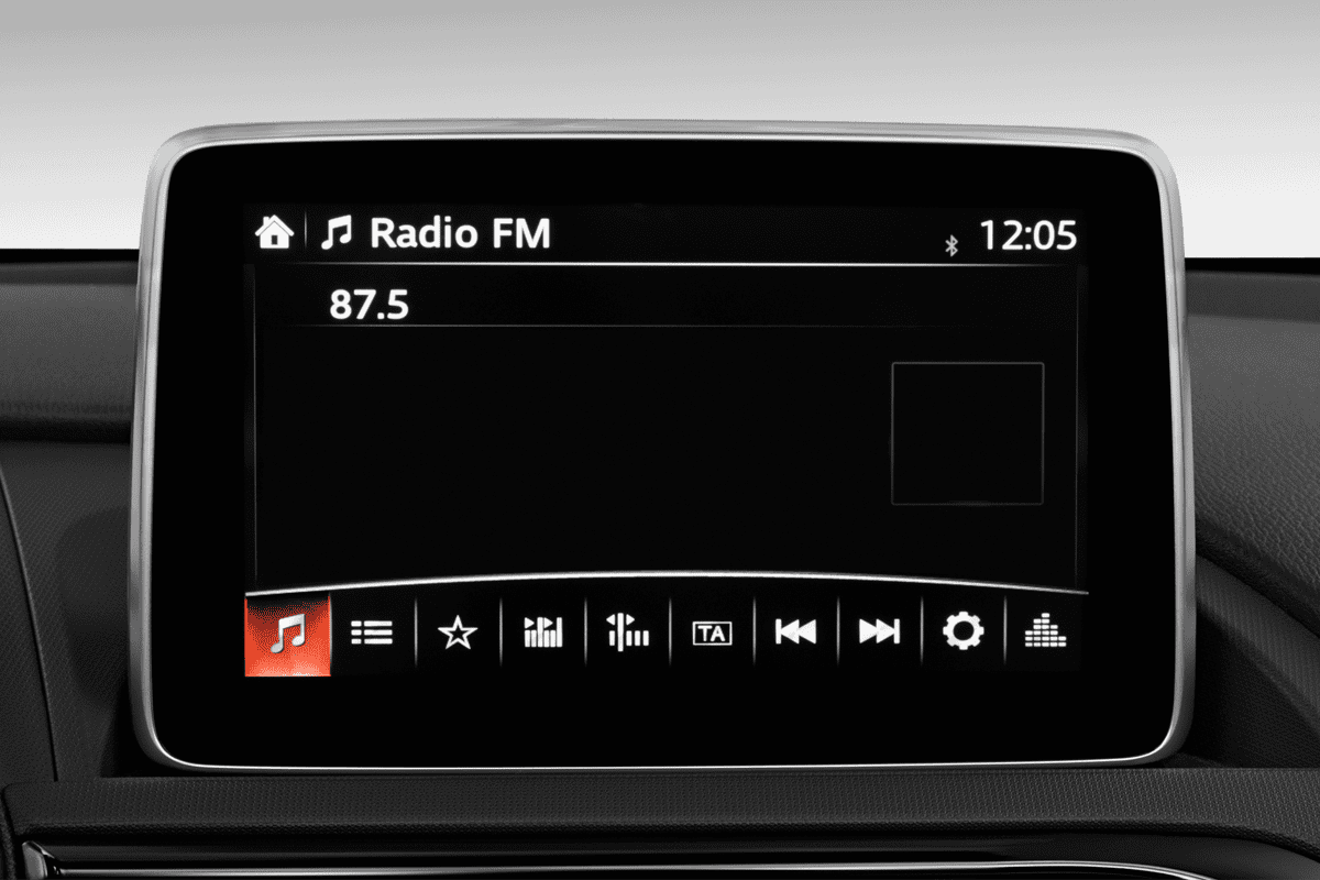 Audiosystem eines Mazda MX-5 Roadster