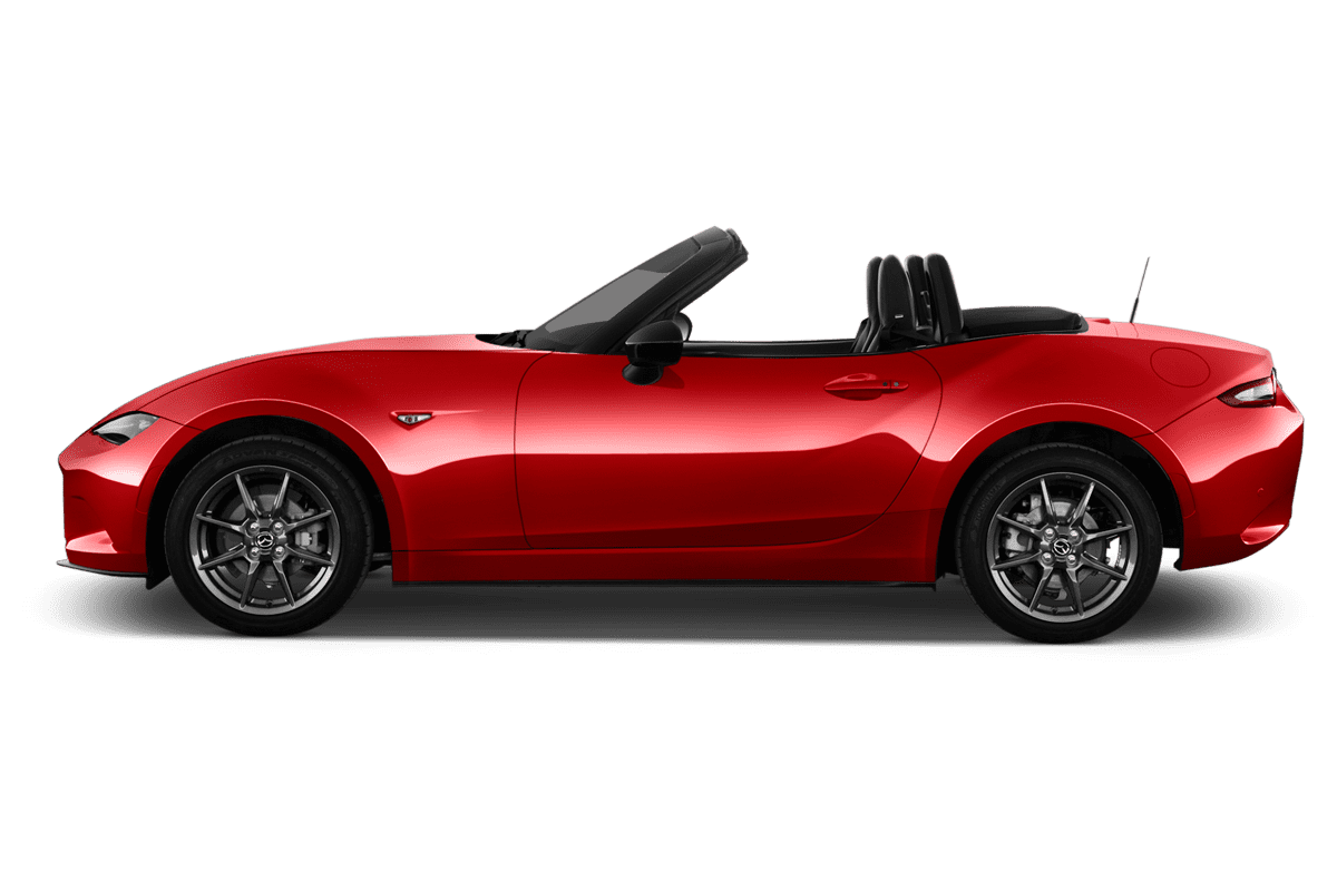 Seitenansicht eines Mazda MX-5 Roadster