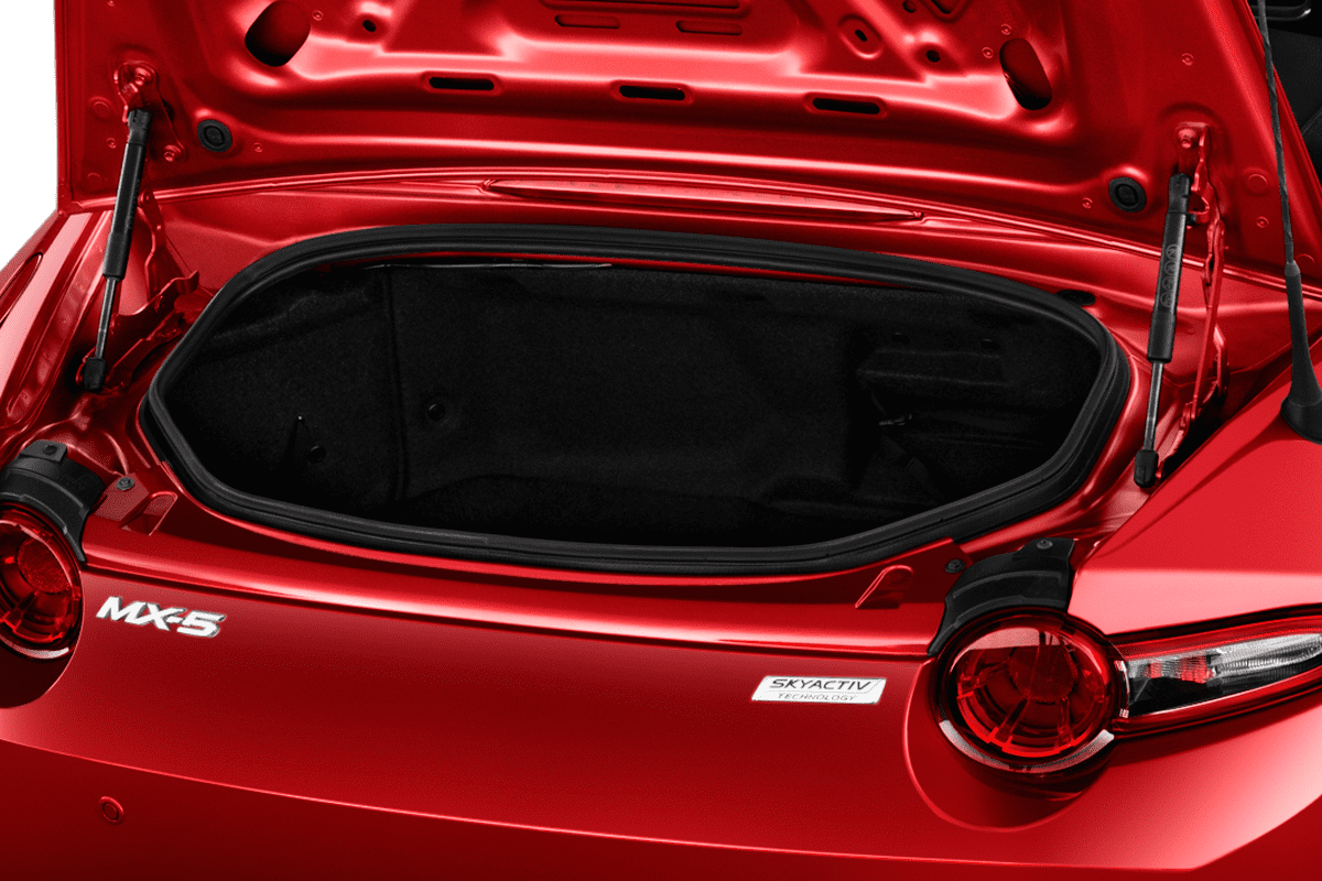 Kofferraum eines Mazda MX-5 Roadster