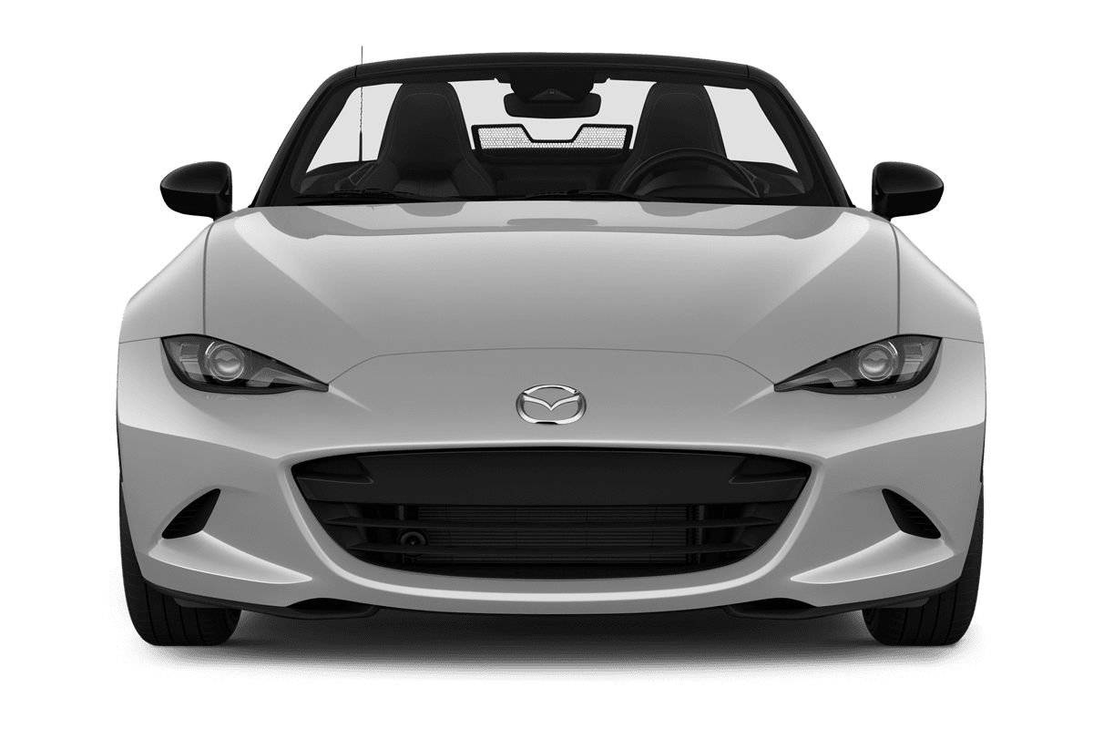 Frontansicht eines Mazda MX-5 Roadster, freigestellt
