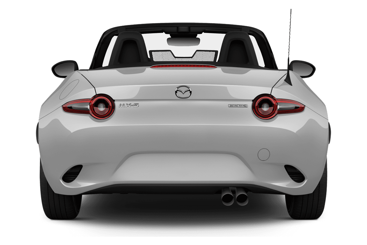 Heckansicht eines Mazda MX-5 Roadster