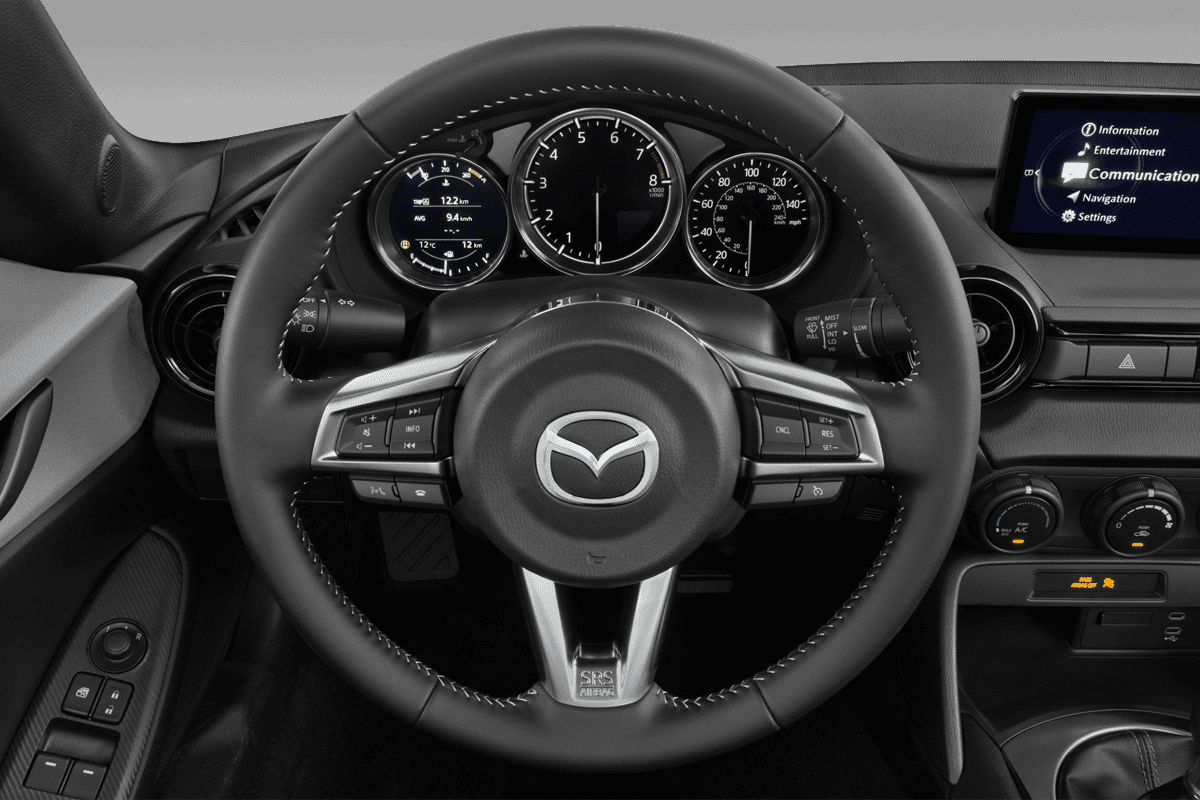 Lenkrad eines Mazda MX-5 Roadster