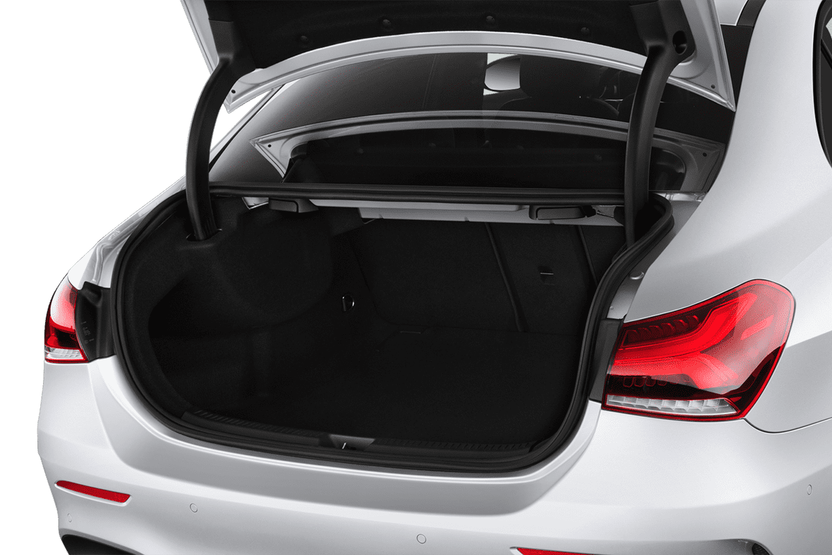 Kofferraum eines Mercedes A-Klasse Limousine Plug-in-Hybrid