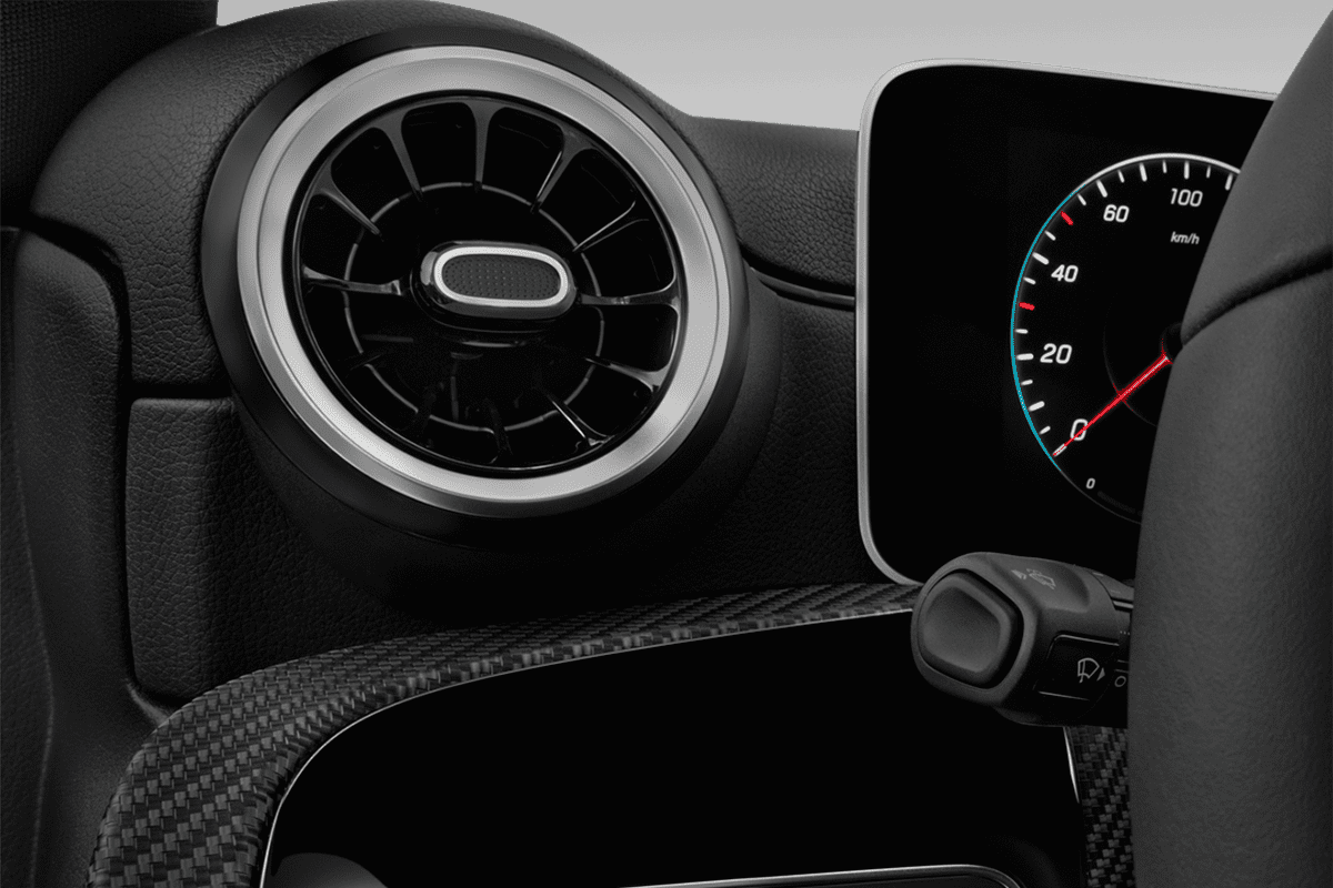 Lüftung eines Mercedes A-Klasse Plug-in-Hybrid