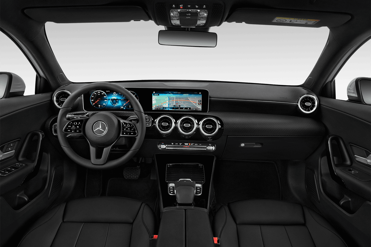 Armaturenbrett eines Mercedes A-Klasse Plug-in-Hybrid