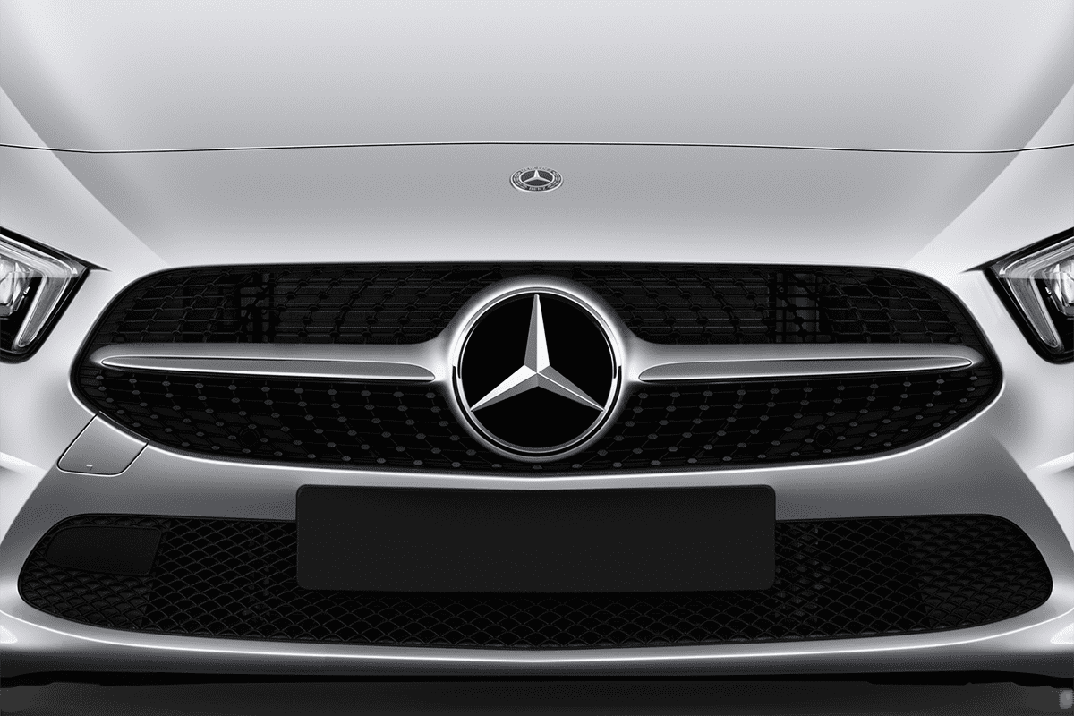 Kühlergrill eines Mercedes A-Klasse Plug-in-Hybrid