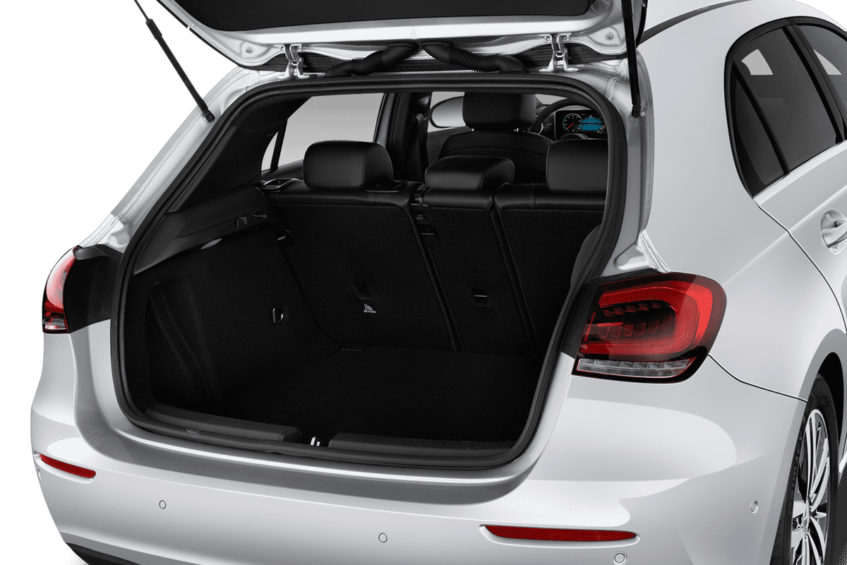 Kofferraum eines Mercedes A-Klasse Plug-in-Hybrid