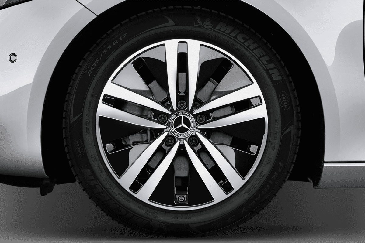 Radkappe oder Felge eines Mercedes A-Klasse Plug-in-Hybrid