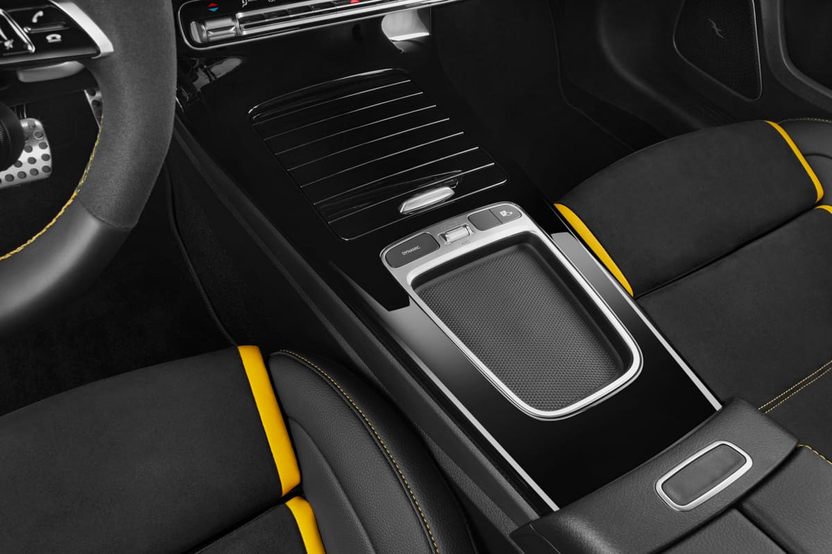 Schaltknüppel eines Mercedes A-Klasse