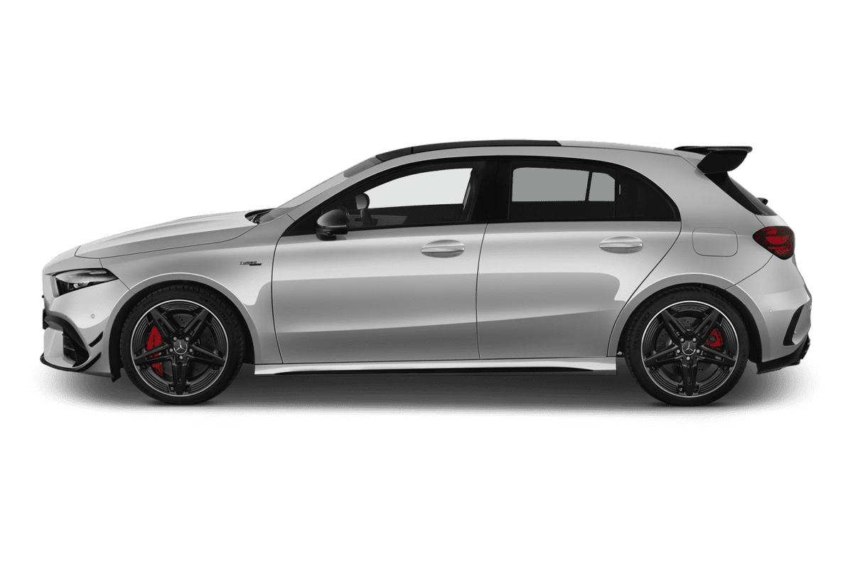 Seitenansicht eines Mercedes A-Klasse