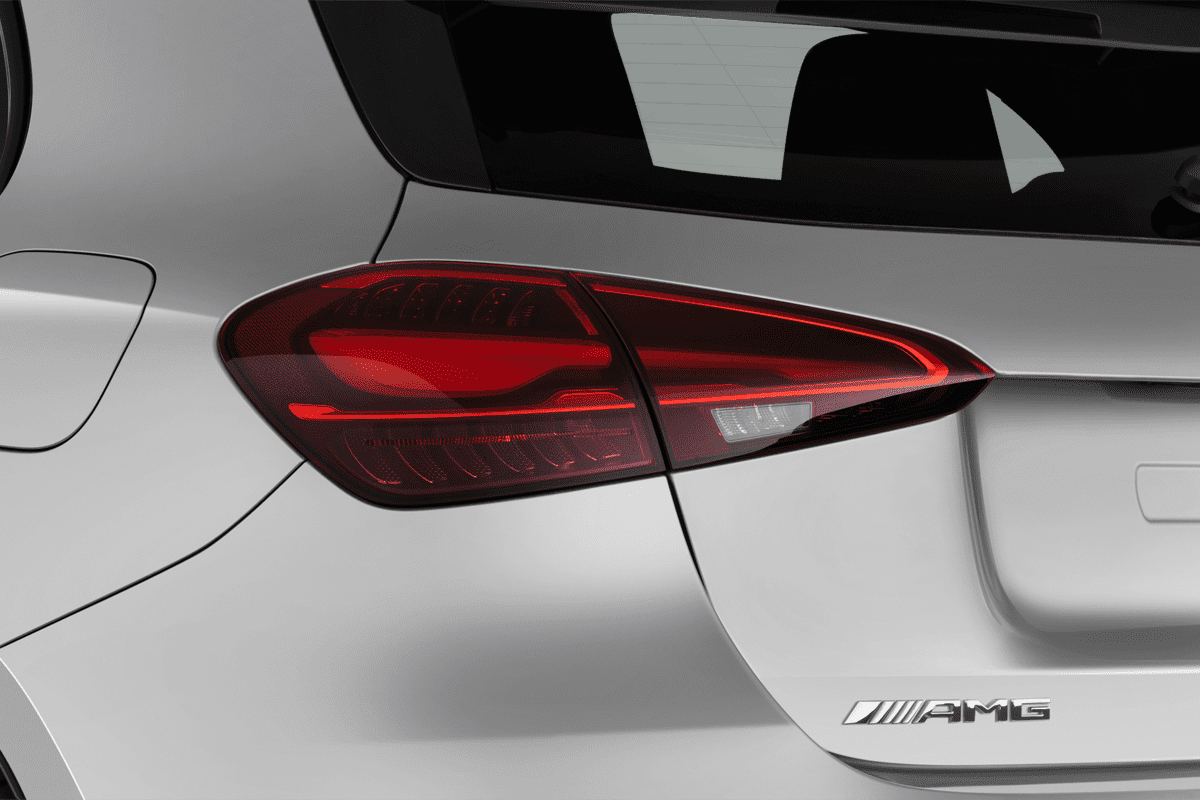 Heckleuchten eines Mercedes A-Klasse