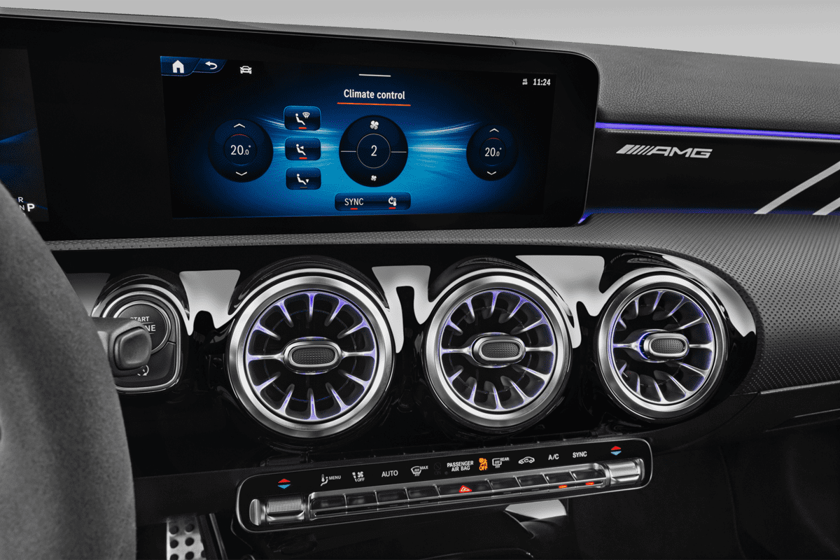 Klimasteuerung eines Mercedes A-Klasse