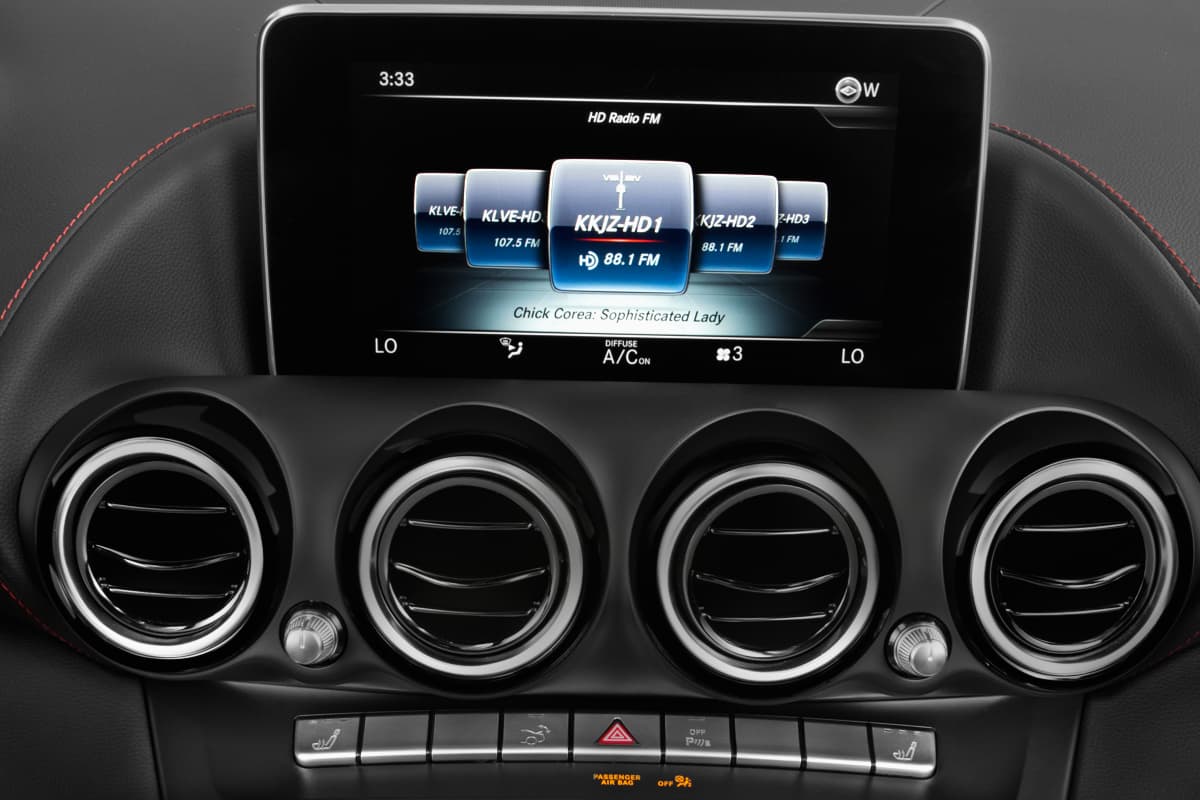 Audiosystem eines Mercedes AMG GT Roadster