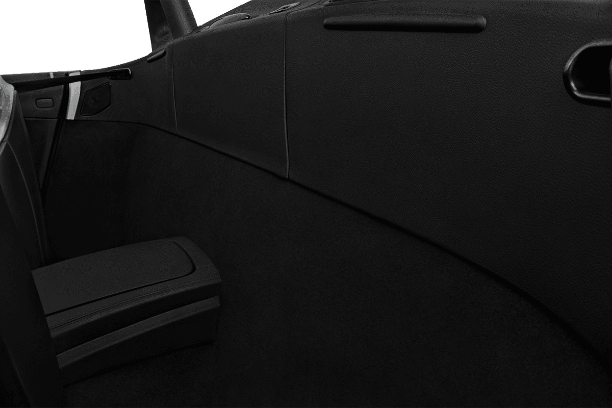 Rücksitzbank eines Mercedes AMG GT Roadster