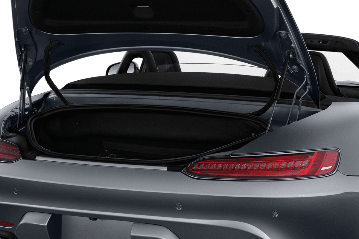 Kofferraum eines Mercedes AMG GT Roadster