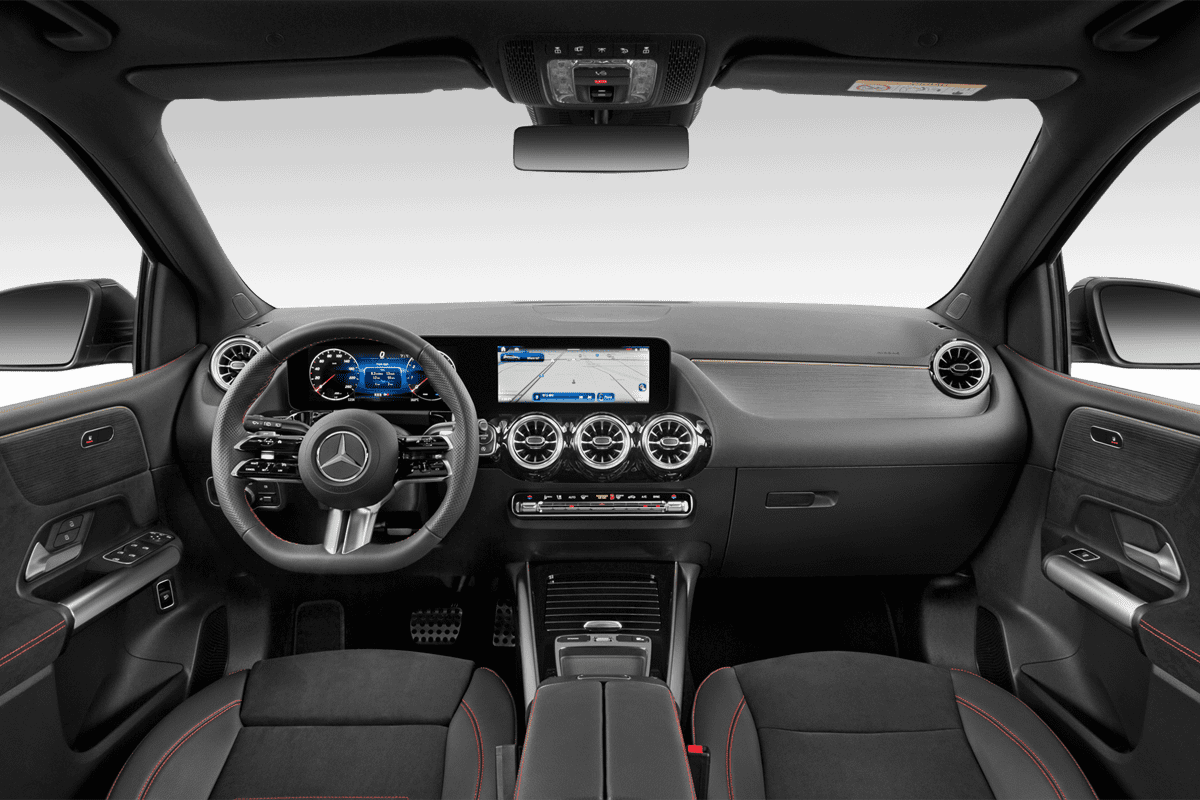 Armaturenbrett eines Mercedes B-Klasse Sports Tourer Plug-In-Hybrid