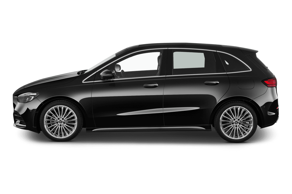 Seitenansicht eines Mercedes B-Klasse Sports Tourer Plug-In-Hybrid