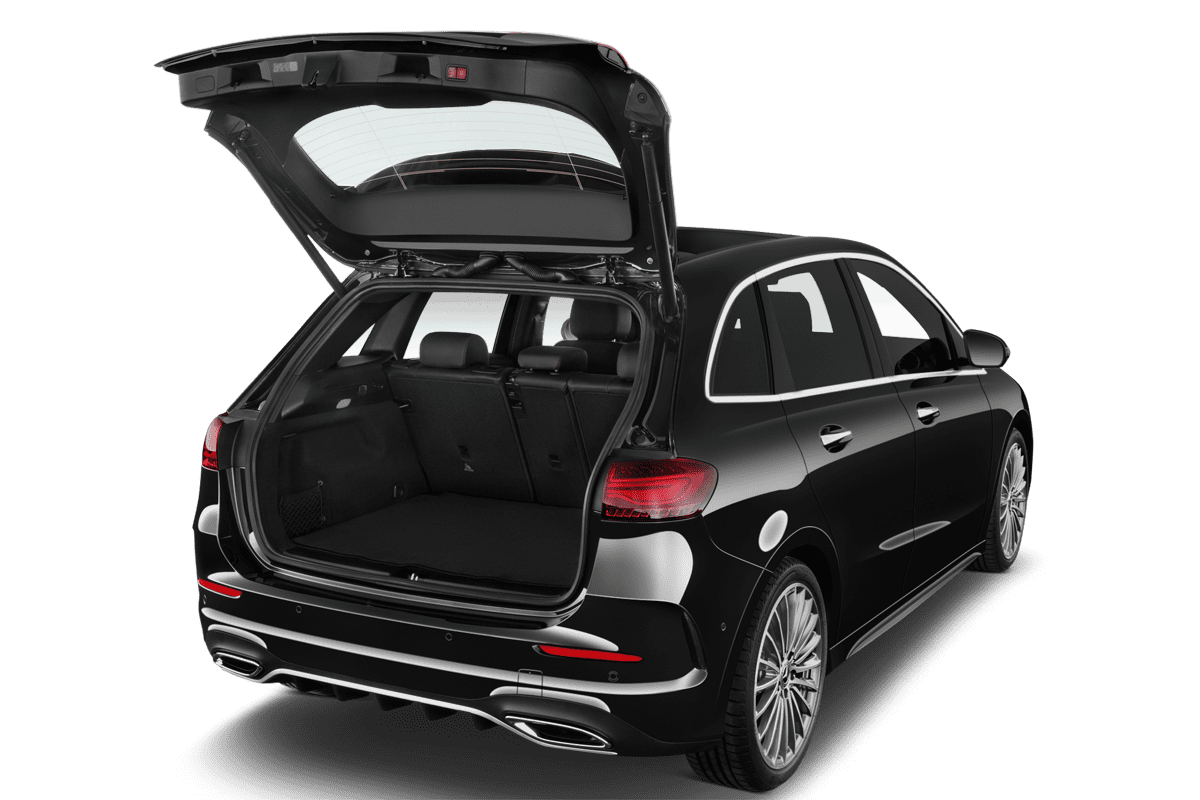 Kofferraum eines Mercedes B-Klasse Sports Tourer Plug-In-Hybrid
