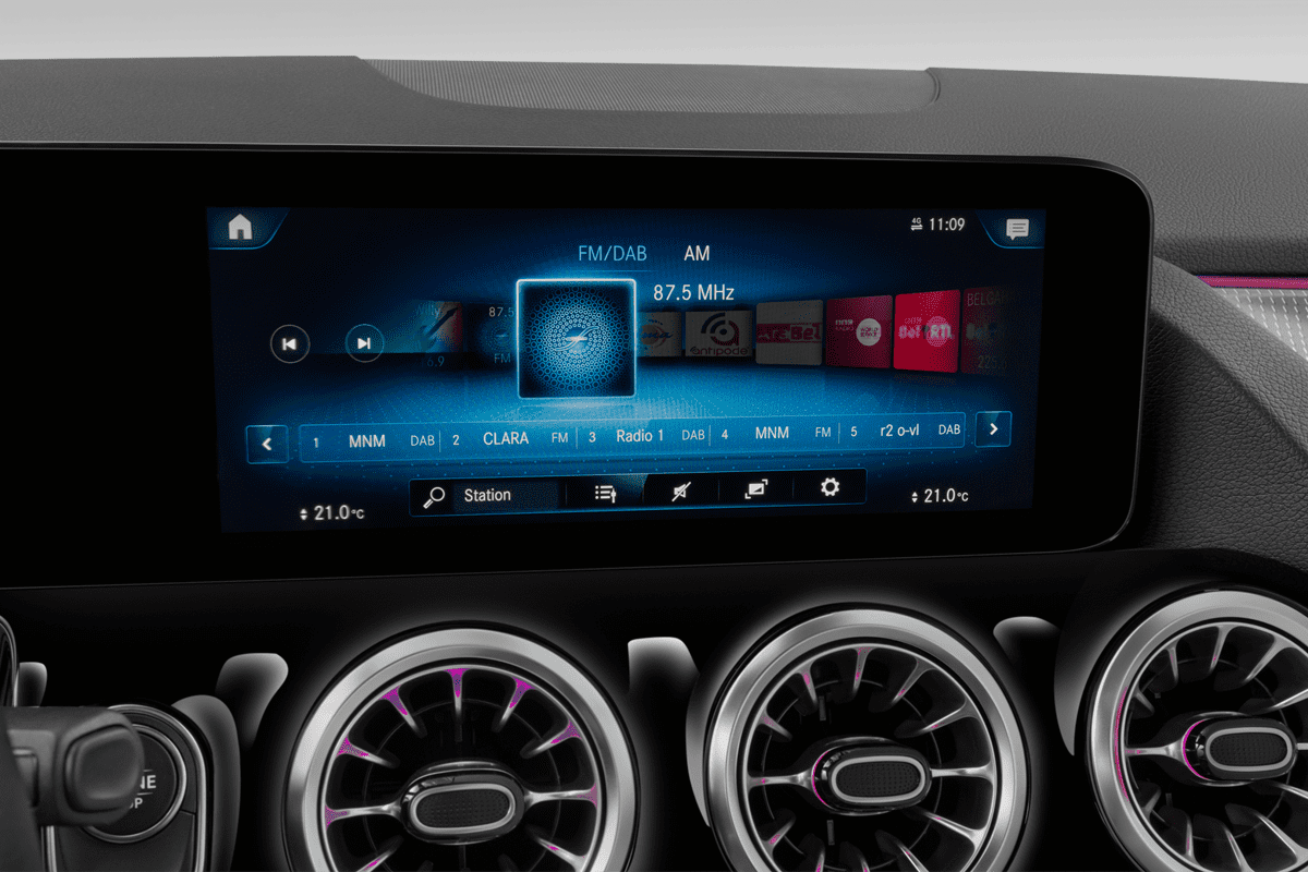 Audiosystem eines Mercedes B-Klasse Sports Tourer