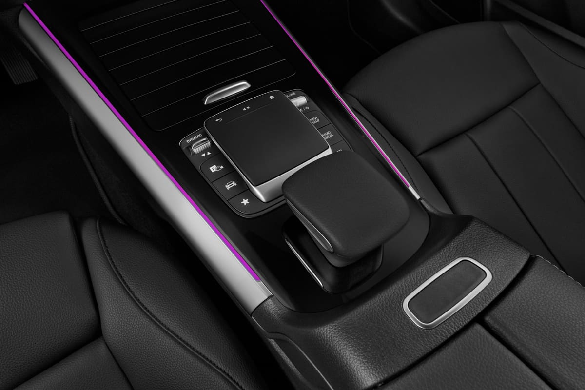 Schaltknüppel eines Mercedes B-Klasse Sports Tourer